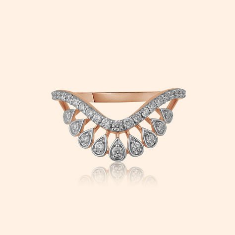 Selena Diamond Studded Finger Ring