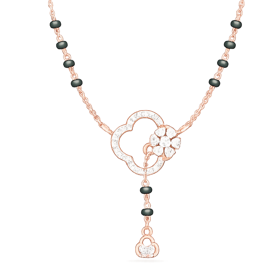 Floral Arc Diamond Necklace