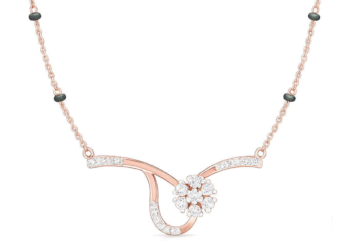 Floral Mangalsutra