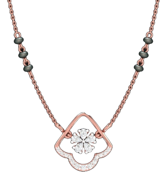 Petal Heart Mangalsutra