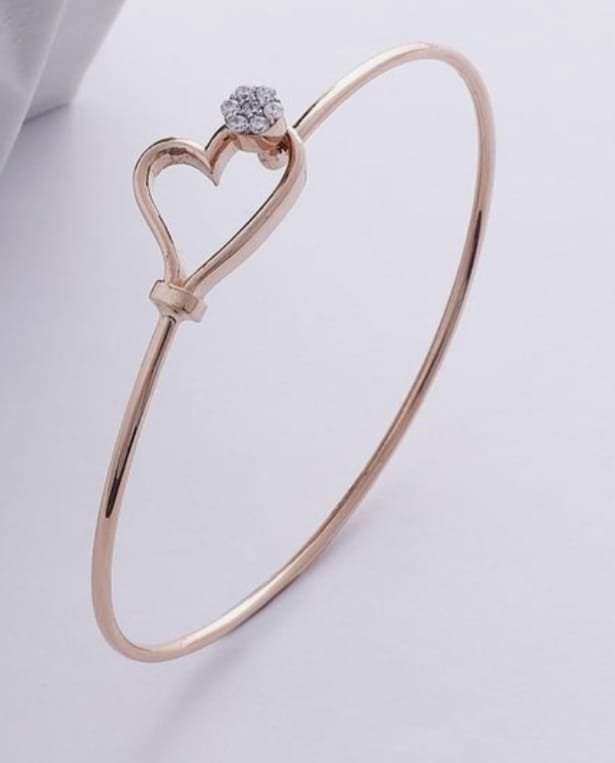 Diamond Open Bangle